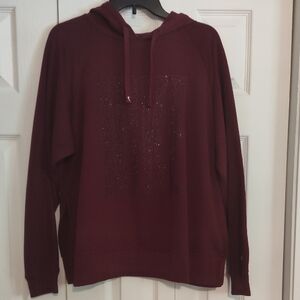 Nike Women's Maroon Hoodie Sweater